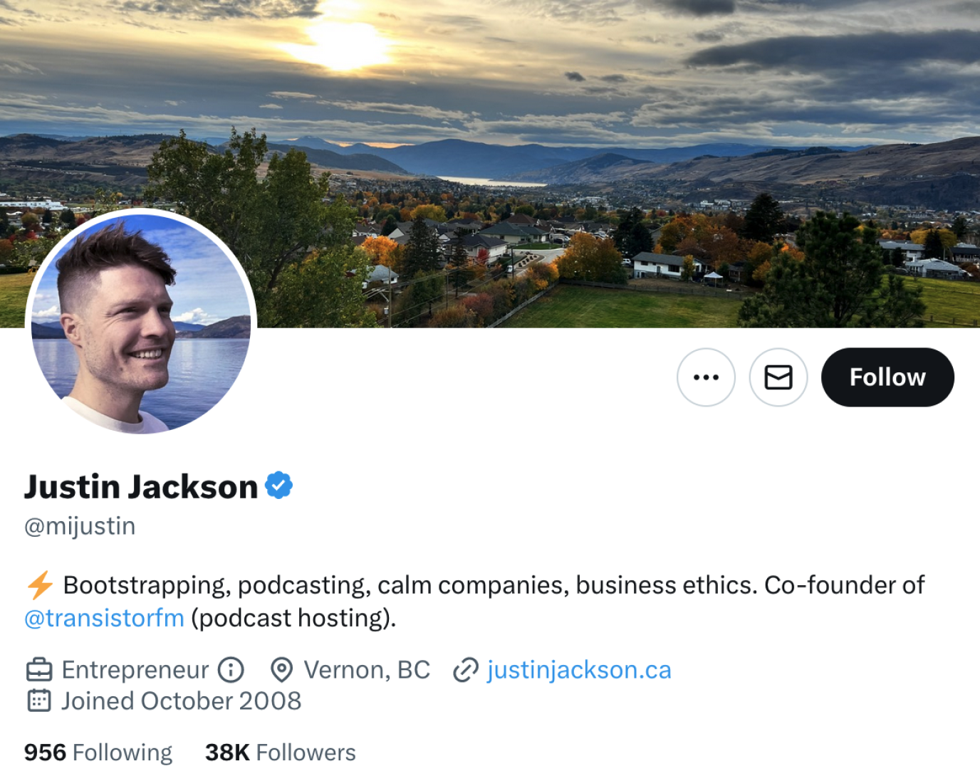 Justin Jackson (mijustin) Twitter profile