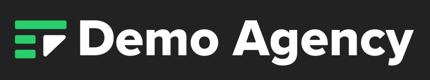 demo agency logo inverse