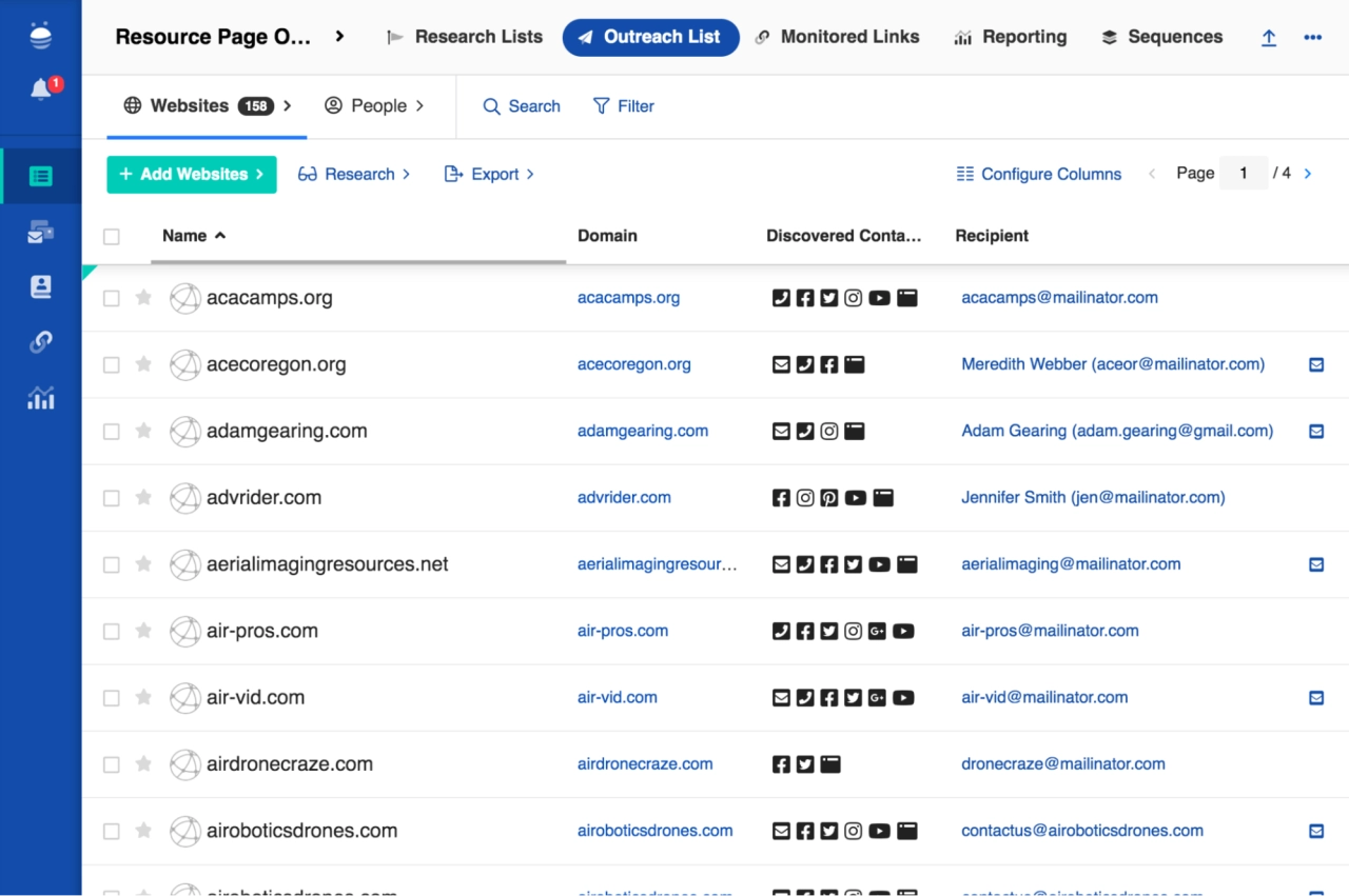 Buzzstream link building software