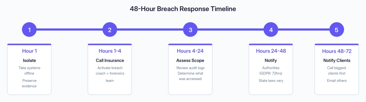 48-Hour Breach Response Timeline