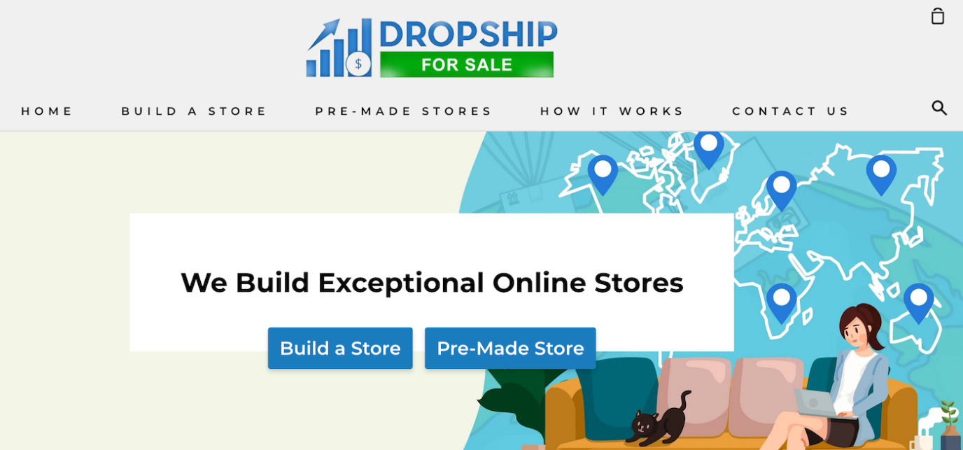 dropship for sale turnkey websites
