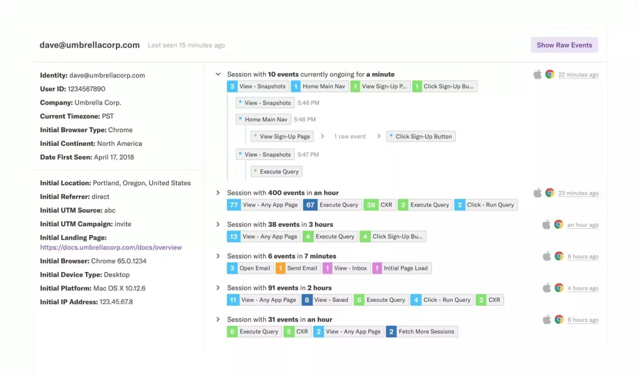 free analytics tool Heap