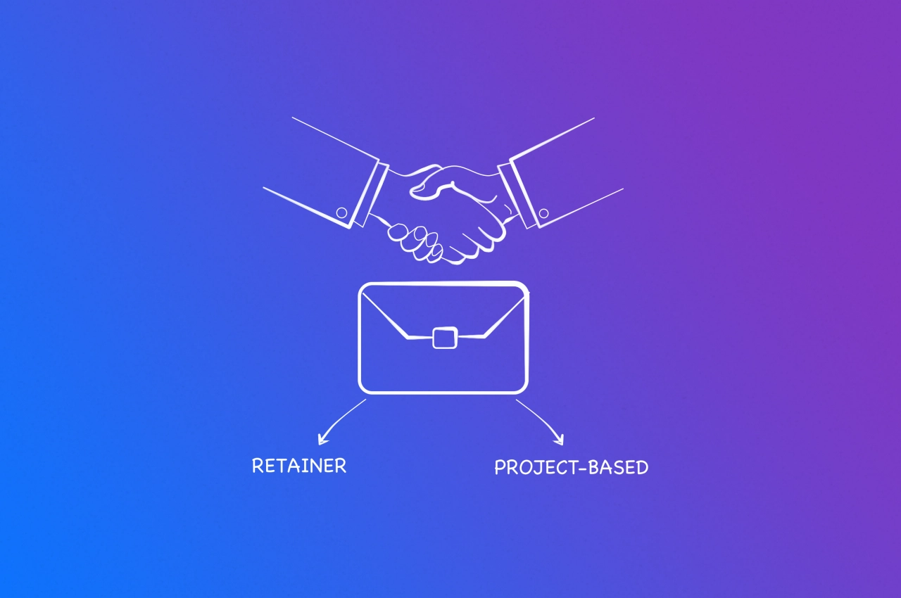 retainer vs project onboarding