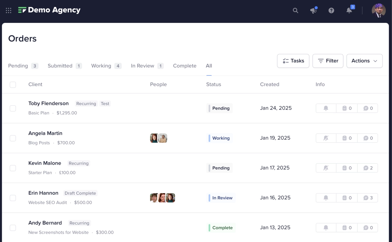 
                SPP order management view
                
