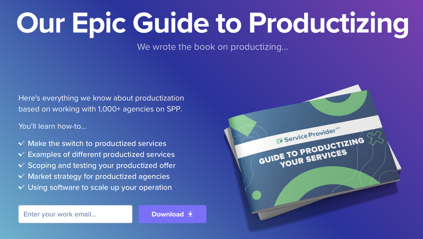 SPP ebook productizing