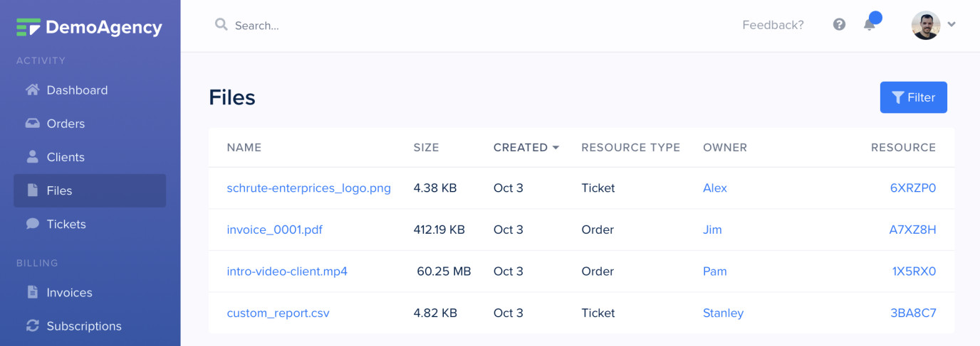 SPP files admin side