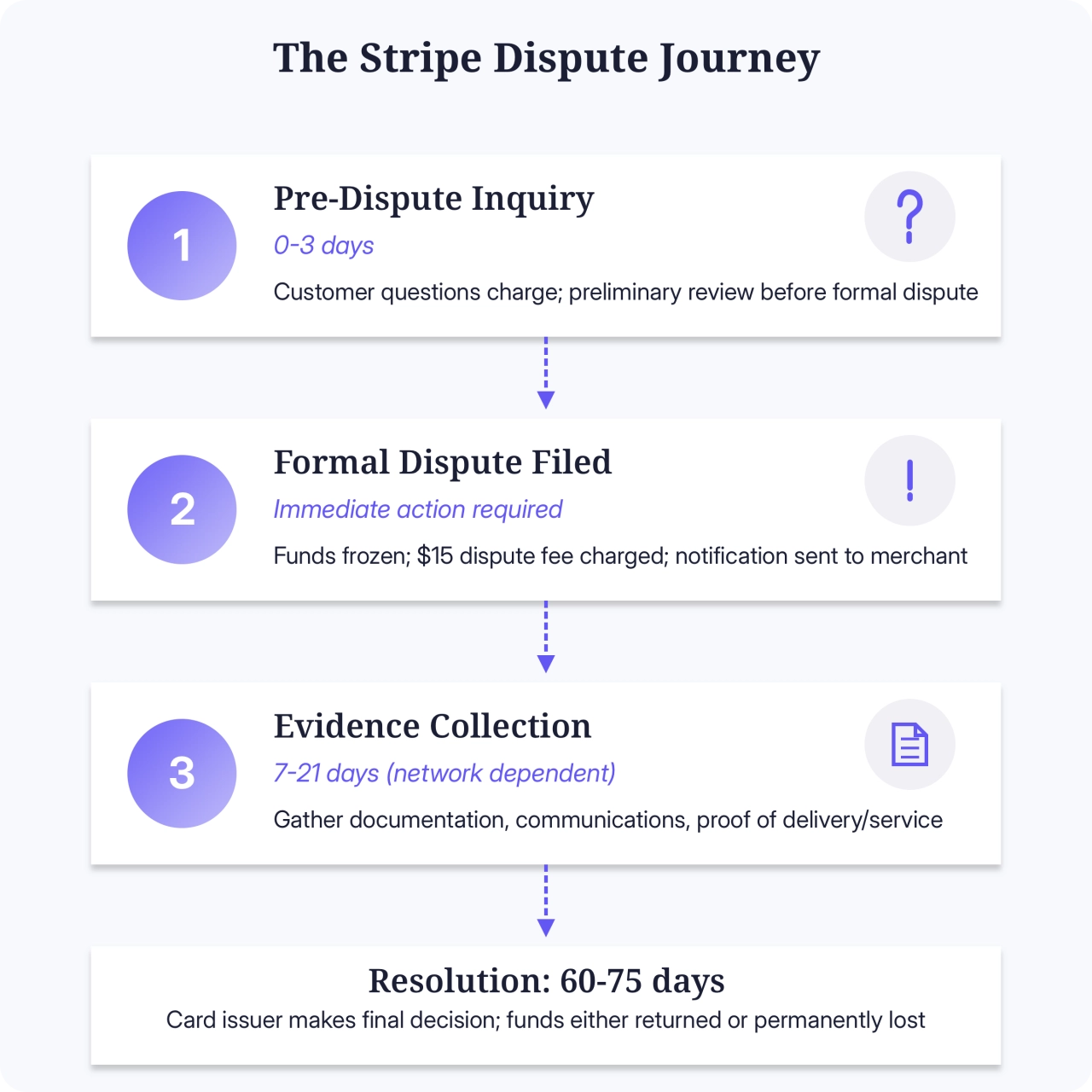 The Stripe Dispute Journey