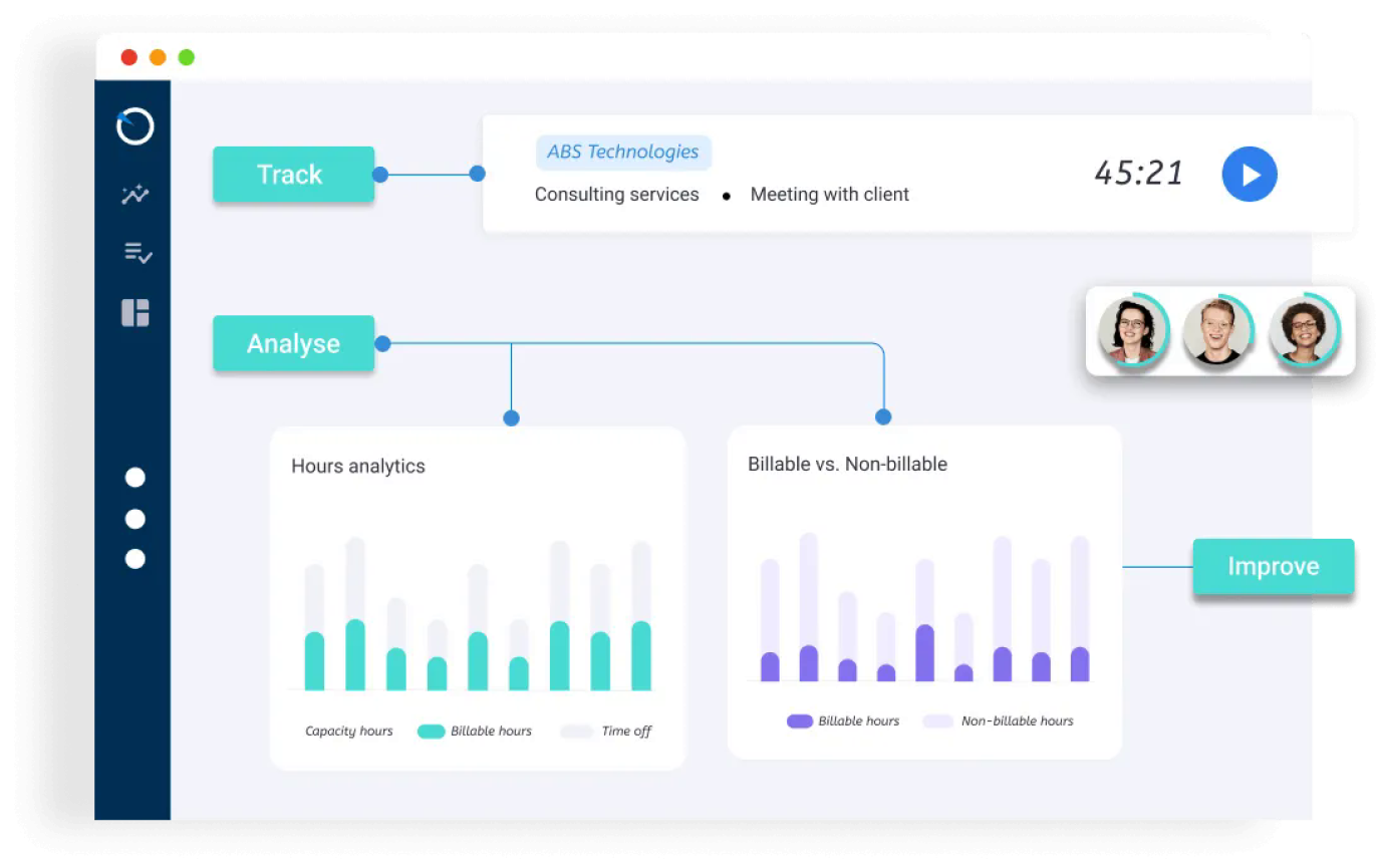 Time Analytics client reporting and tracking