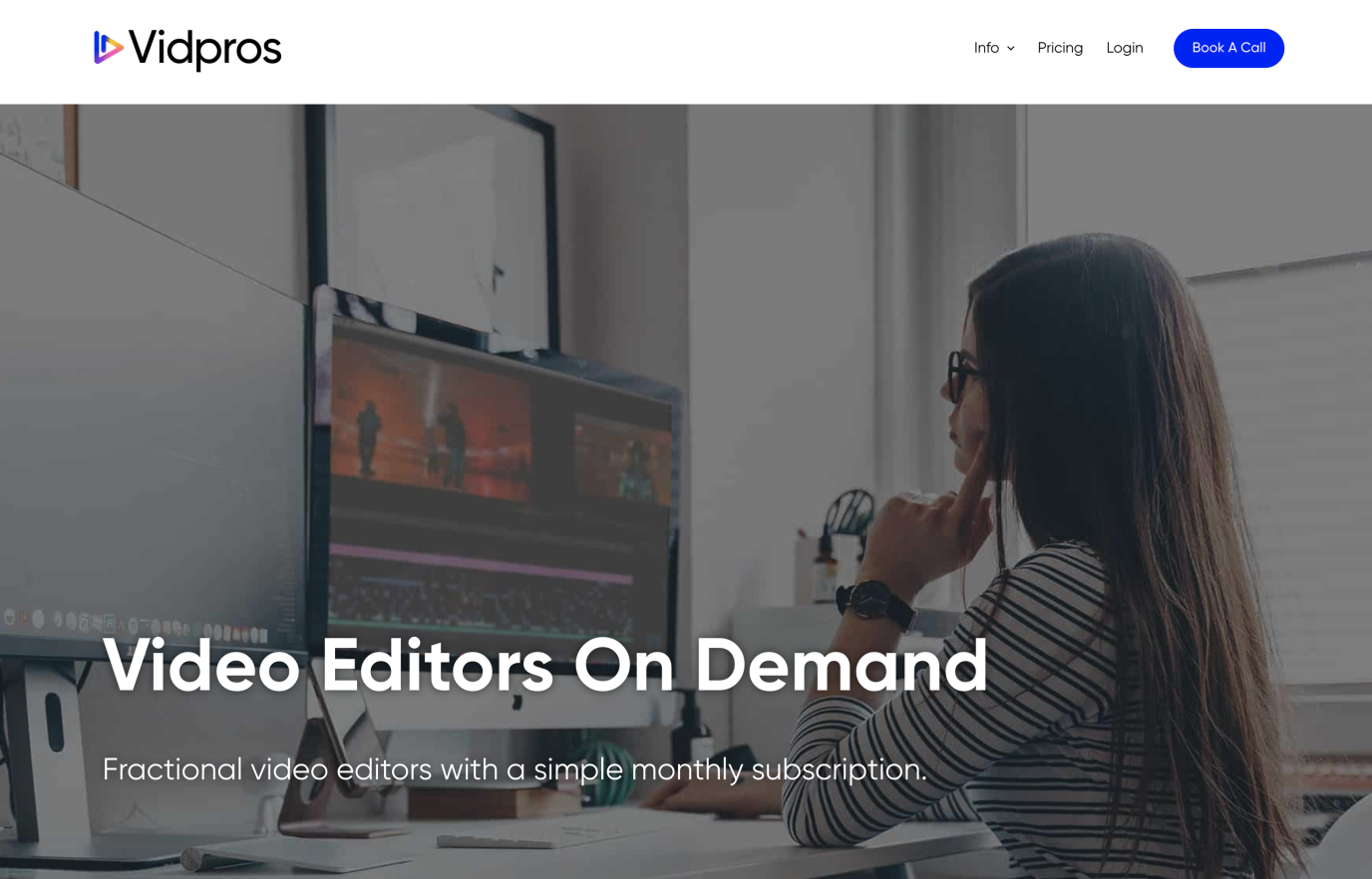 Vidpros video editing subscription service