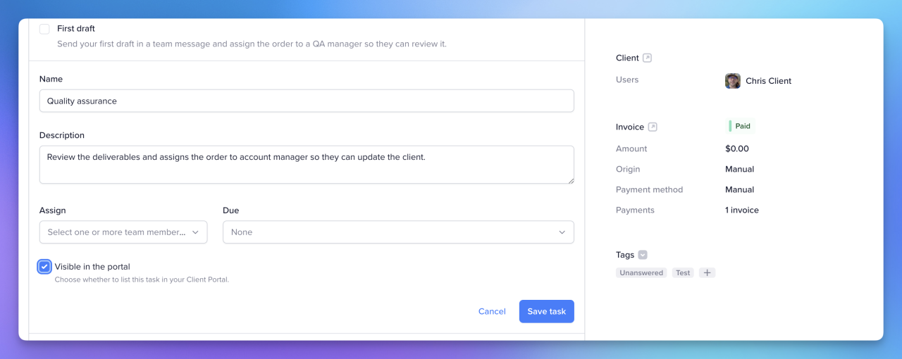 π Client-Facing Tasks
Featured Image